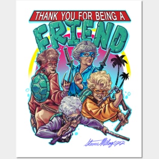 Thank You For Being A Friend Posters and Art
